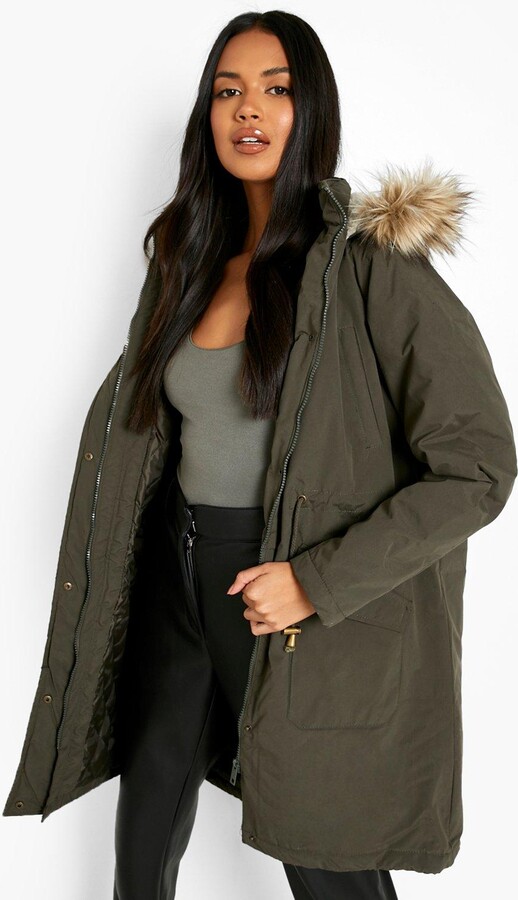 fur parka womens