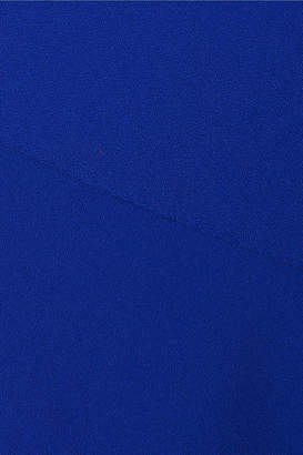 Roland Mouret Holden Off-the-shoulder Crepe Peplum Top - Blue