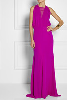 Thumbnail for your product : Mason by Michelle Mason Washed silk-georgette gown