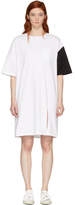 Thumbnail for your product : Sjyp SSENSE Exclusive White and Black California Club T-Shirt Dress