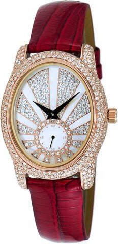 Adee Kaye Women's Flushy White Dial Watch - AK2003-LRG