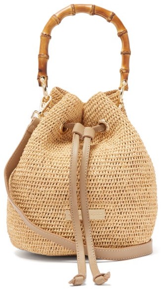 heidi klein raffia bag