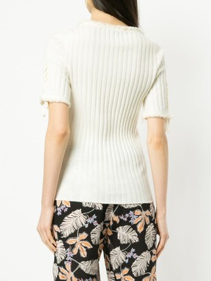 3.1 Phillip Lim Ribbed Knit Top