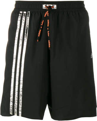 adidas By Kolor stripe track shorts