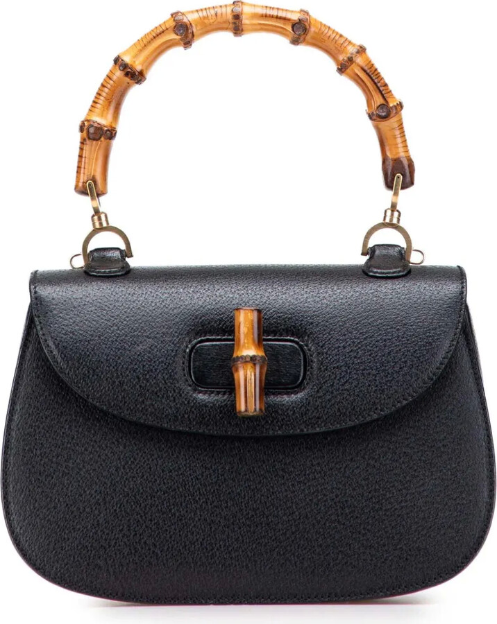 20th Century Calfskin Bamboo Night satchel