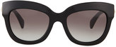 Thumbnail for your product : Valentino Rockstud-Temple Cat-Eye Sunglasses, Black