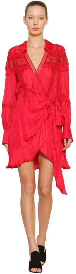 self portrait wrap dress