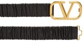Thumbnail for your product : Valentino Garavani 4cm Elastic Leather Belt