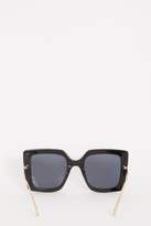 Thumbnail for your product : Quiz Black Thick Frame Sunglasses