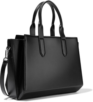 Halston East West Leather Tote