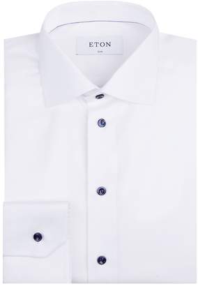 Eton Contemporary Fit Cotton Twill Shirt