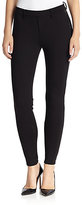 Thumbnail for your product : Joie Andra Leather-Trimmed Knit Skinny Pants