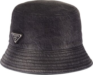 Prada Women's Denim Bucket Hat