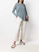 Thumbnail for your product : Malo Round-Neck Cotton Jumper