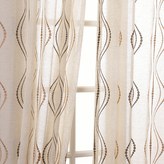 Thumbnail for your product : EFF Suez Embroidered Sheer Window Curtain - 50'' x 84''