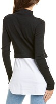 Thumbnail for your product : Theory Combo Knit Wool-Blend Tunic