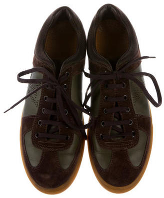 Louis Vuitton Leather Initiales Sneakers