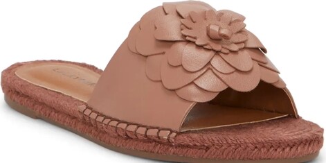 Lucky Brand Biricha Slide - Women's Accessories Shoes Slides in Coral Pink