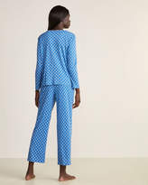 Thumbnail for your product : Karen Neuburger Two-Piece Printed Long Sleeve Top & Pants Pajama Set