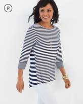 Thumbnail for your product : Chico's Chicos Petite Mixed Stripe Tee