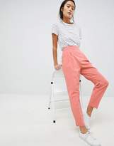 Thumbnail for your product : ASOS Design DESIGN high waist tapered trousers