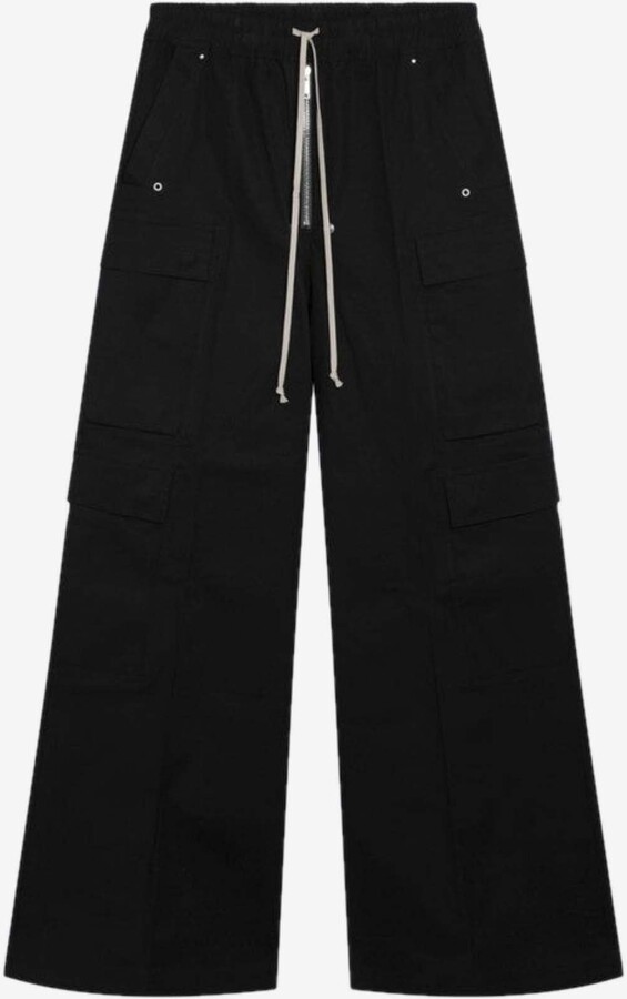 Rick Owens Bela Wide-Leg Cargo Pants