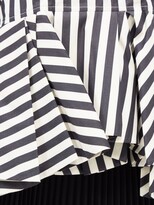 Thumbnail for your product : Jil Sander Striped Halterneck Cotton Top