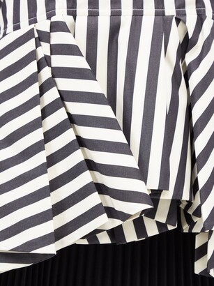 Jil Sander Striped Halterneck Cotton Top