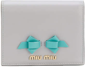 Miu Miu bow detail wallet
