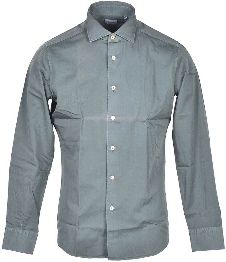 Alex Doriani Men's Military Green Shirt - ShopStyle