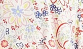 Thumbnail for your product : ASOS DESIGN Floral Cross Strap Swing Linen Blend Minidress