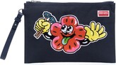Thumbnail for your product : Kenzo Logo-Embroidered Cotton Clutch Bag