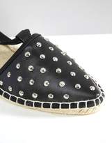 Thumbnail for your product : ASOS JANELLE Studded Tie Leg Espadrilles
