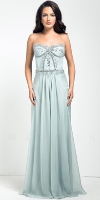 Mignon Jeweled bodice prom dress
