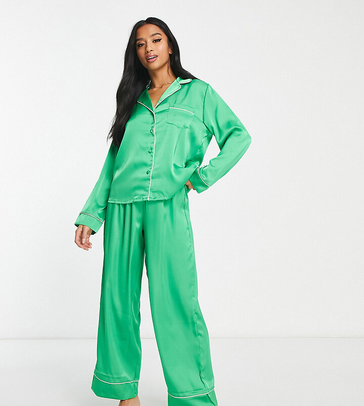Satin Pajamas Petite | ShopStyle