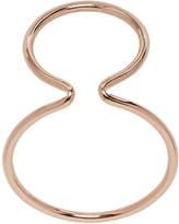 Thumbnail for your product : Saskia Diez Gold Wire Double Ear Cuff