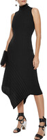 Thumbnail for your product : Veda Michelle Asymmetric Ribbed Cotton-blend Midi Dress