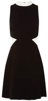 Thumbnail for your product : Rachel Zoe Cutout Stretch-crepe Mini Dress
