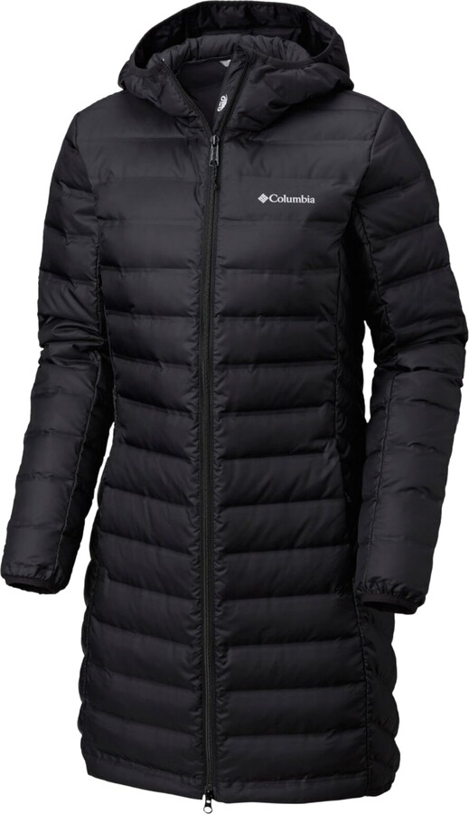 Columbia Women's Plus Lake 22 Long Hooded Heat Seal Down Jacket