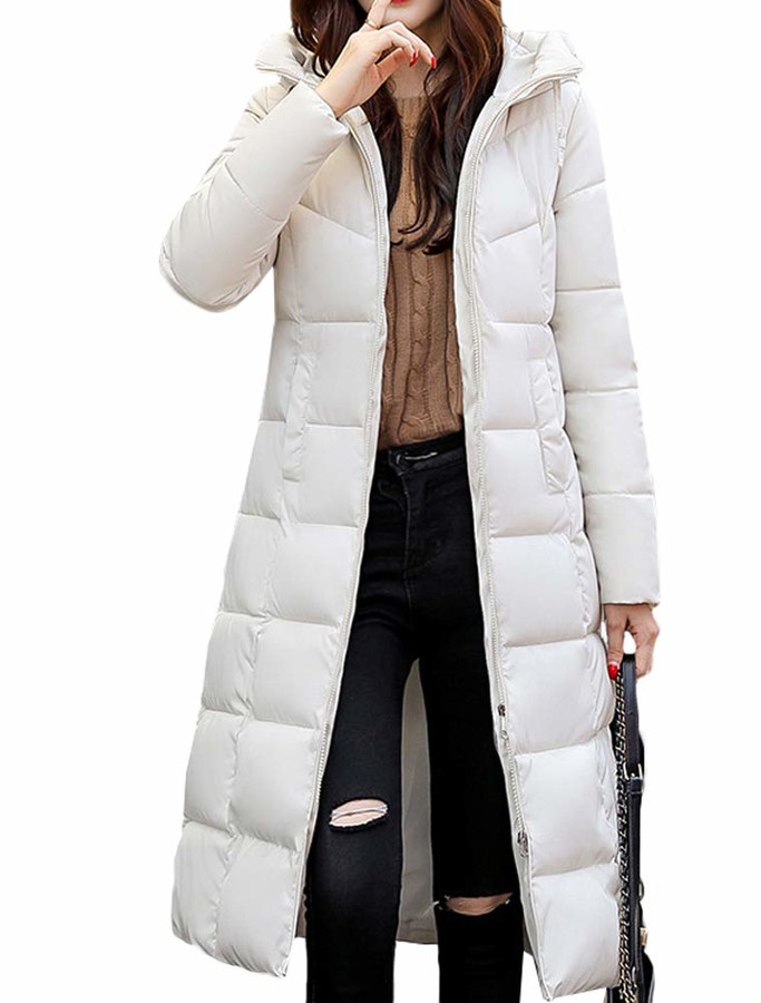 Winter white down coat Clearance