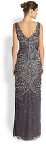 Thumbnail for your product : Aidan Mattox Beaded Deco Gown