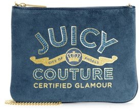 Juicy Couture Outlet - CERTIFIED GLAMOUR VELOUR CROSSBODY BAG