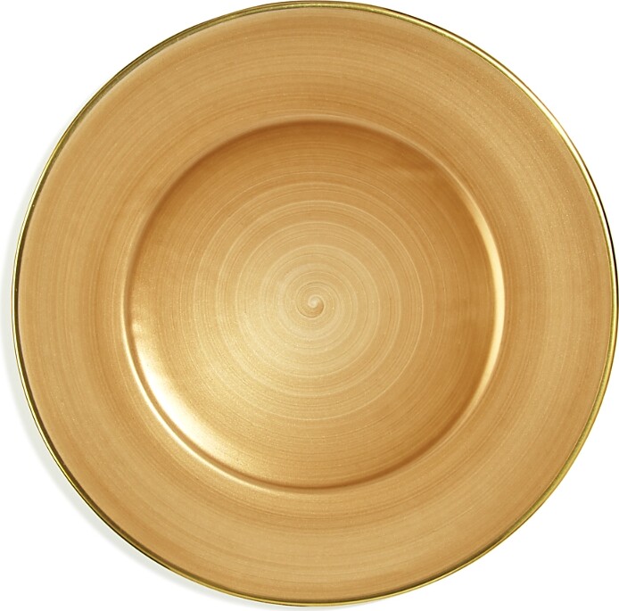 Anna Weatherley Brushed Gold Charger