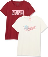 Thumbnail for your product : Amazon Essentials Disney | Marvel | Star Wars | Princess Women's Short-Sleeve Crew-Neck T-Shirts (Available in Plus Size)
