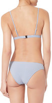 Thumbnail for your product : Onia Dani Seersucker Stripe Triangle Bikini Top