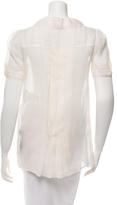 Thumbnail for your product : Dolce & Gabbana Silk Button-Up Top w/ Tags