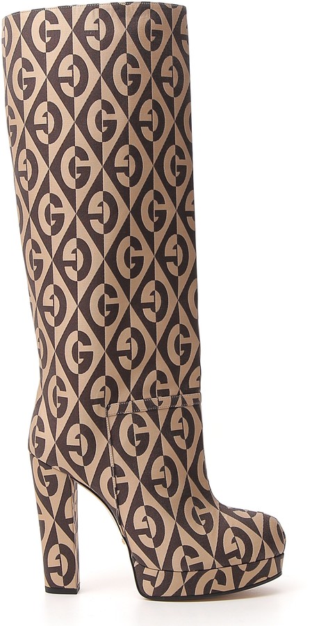 gucci platform boots