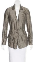Thumbnail for your product : Richard Chai Love Notch-Lapel Pleated Blazer