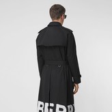 Thumbnail for your product : Burberry Logo Print Cotton Gabardine Trench Coat