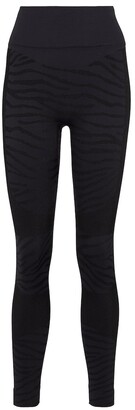 adidas by Stella McCartney Zebra-striped sports leggings - ShopStyle  Activewear Pants